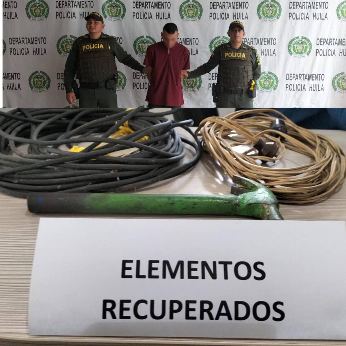 Capturado hombre robando a comerciantes en villavieja