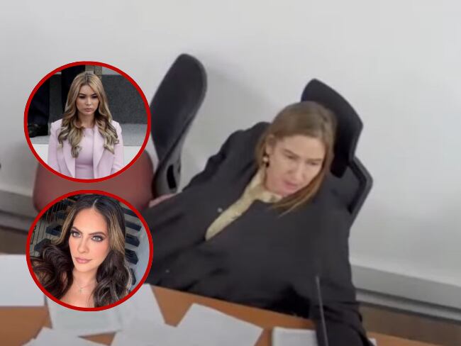 Audiencia de acusación contra Day Vásquez./ Foto: Cortesía, EFE (Day Vásquez) y redes de Laura Ojeda