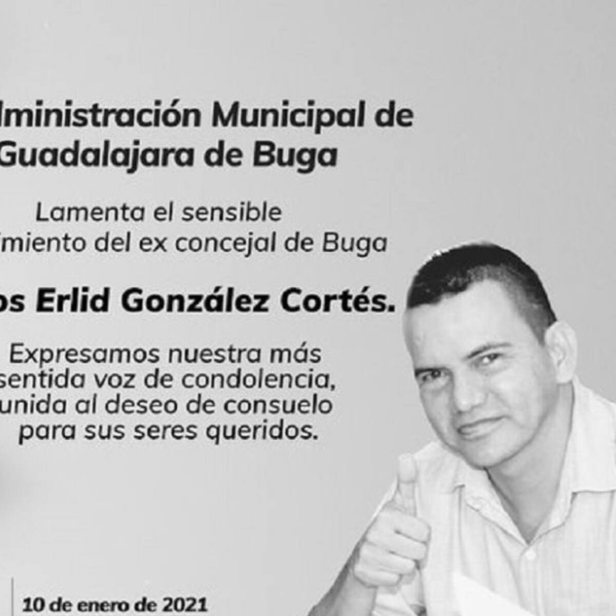 Autoridades investigan el homicidio de un exconcejal del municipio de Buga
