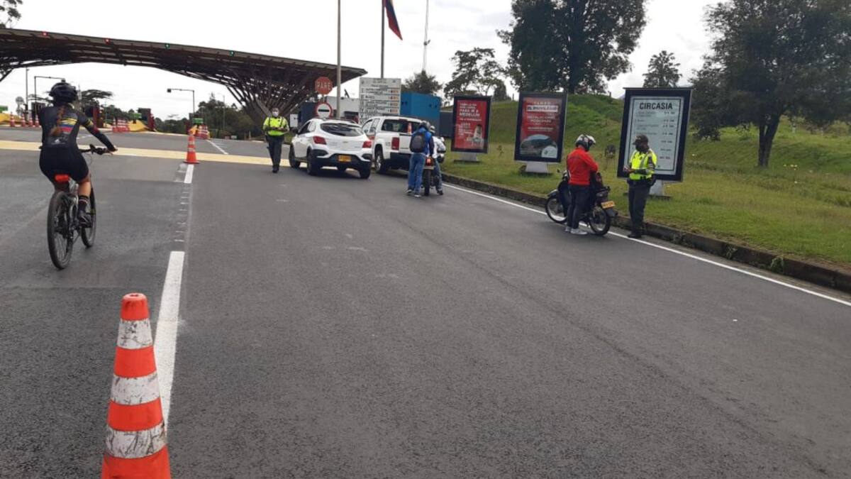 Cinco áreas de control en las principales vías del Quindío
