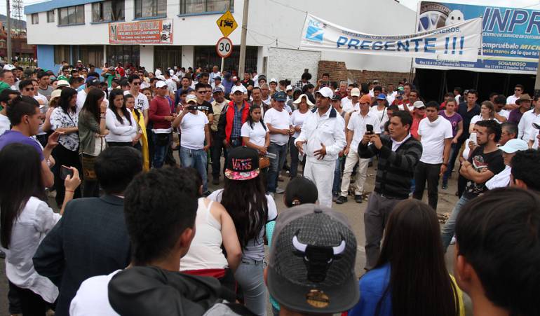 Boyacá fue uno de los departamentos más afectados por el paro camionero.