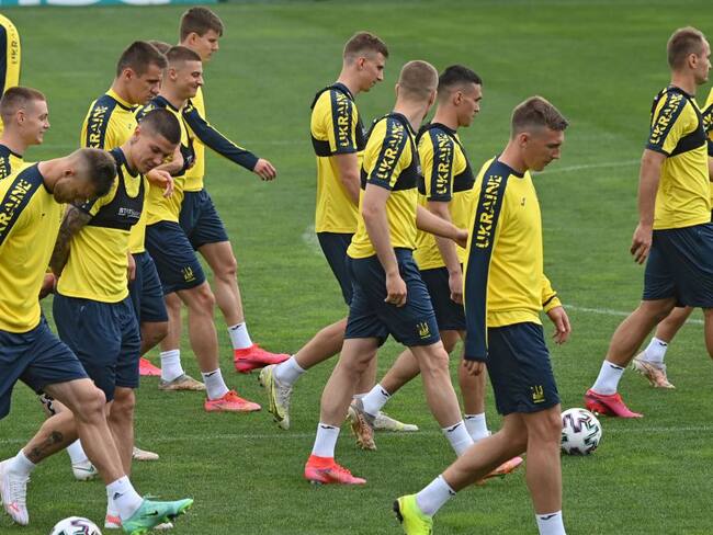 Selección de Ucrania entrena de cara a la Eurocopa