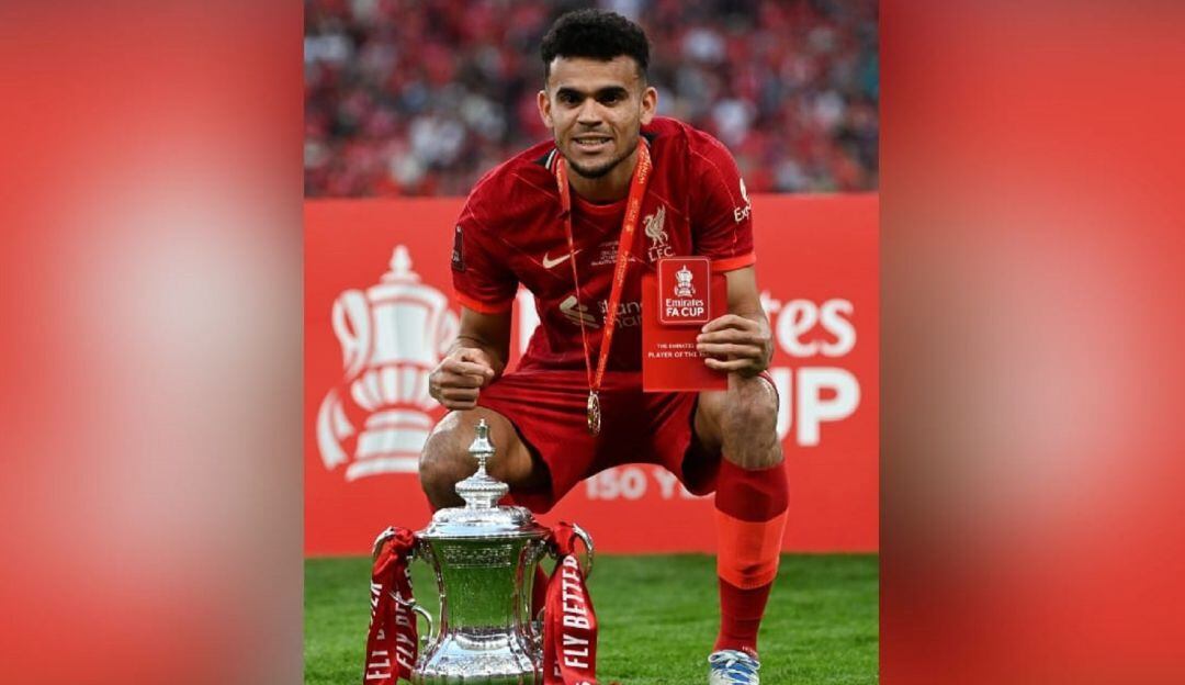 Luis Díaz, mejor jugador de la final de la FA Cup