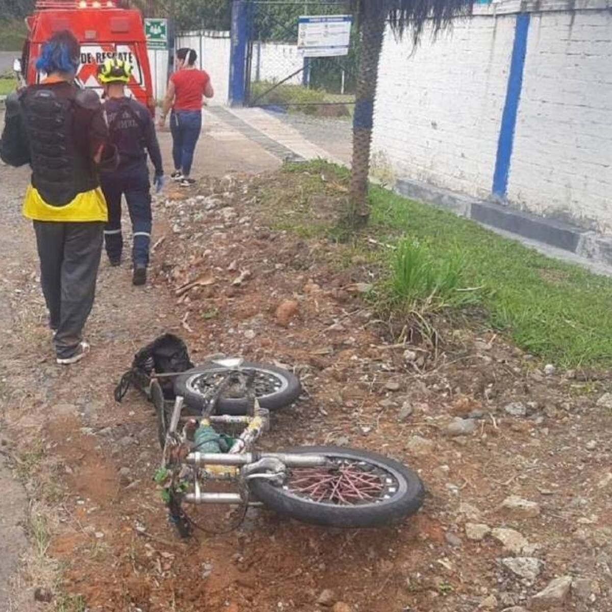 Resultaron heridos cuando bajaban a alta velocidad por una calle de Anserma, Caldas