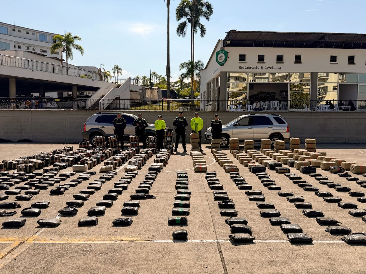 Incautan más de dos toneladas de marihuana que serían movilizadas desde Cauca hacia el Eje Cafetero