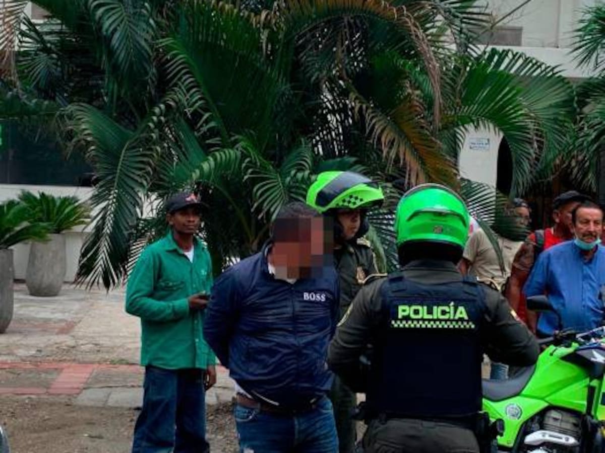 Cayeron dos presuntos fleteros tras persecución policial en Bocagrande