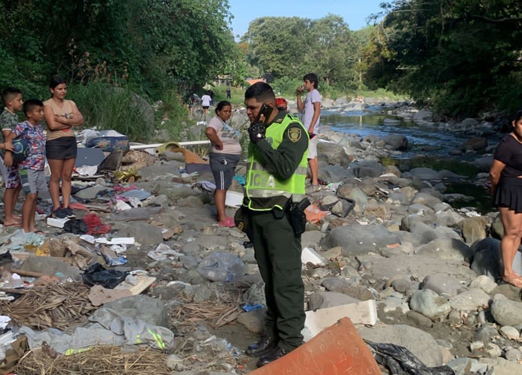 Planchón del barrio Las Brisas