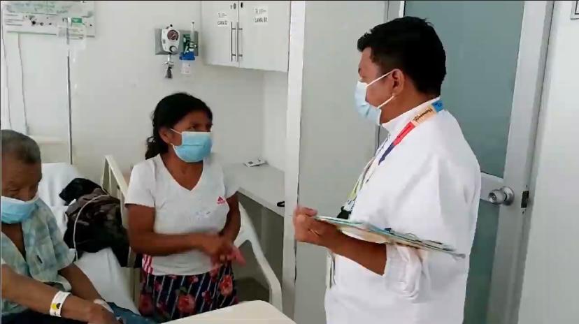 Traducción Emberá en el Hospital San Jorge - Foto: Oficial video HUSJ