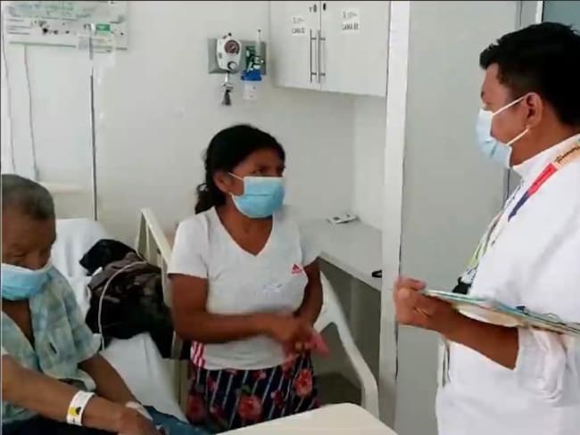 Traducción Emberá en el Hospital San Jorge - Foto: Oficial video HUSJ