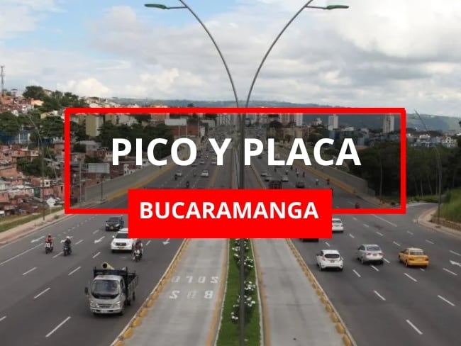 ¿Cuándo cambia el pico y placa en Bucaramanga? Será la última rotación del 2026