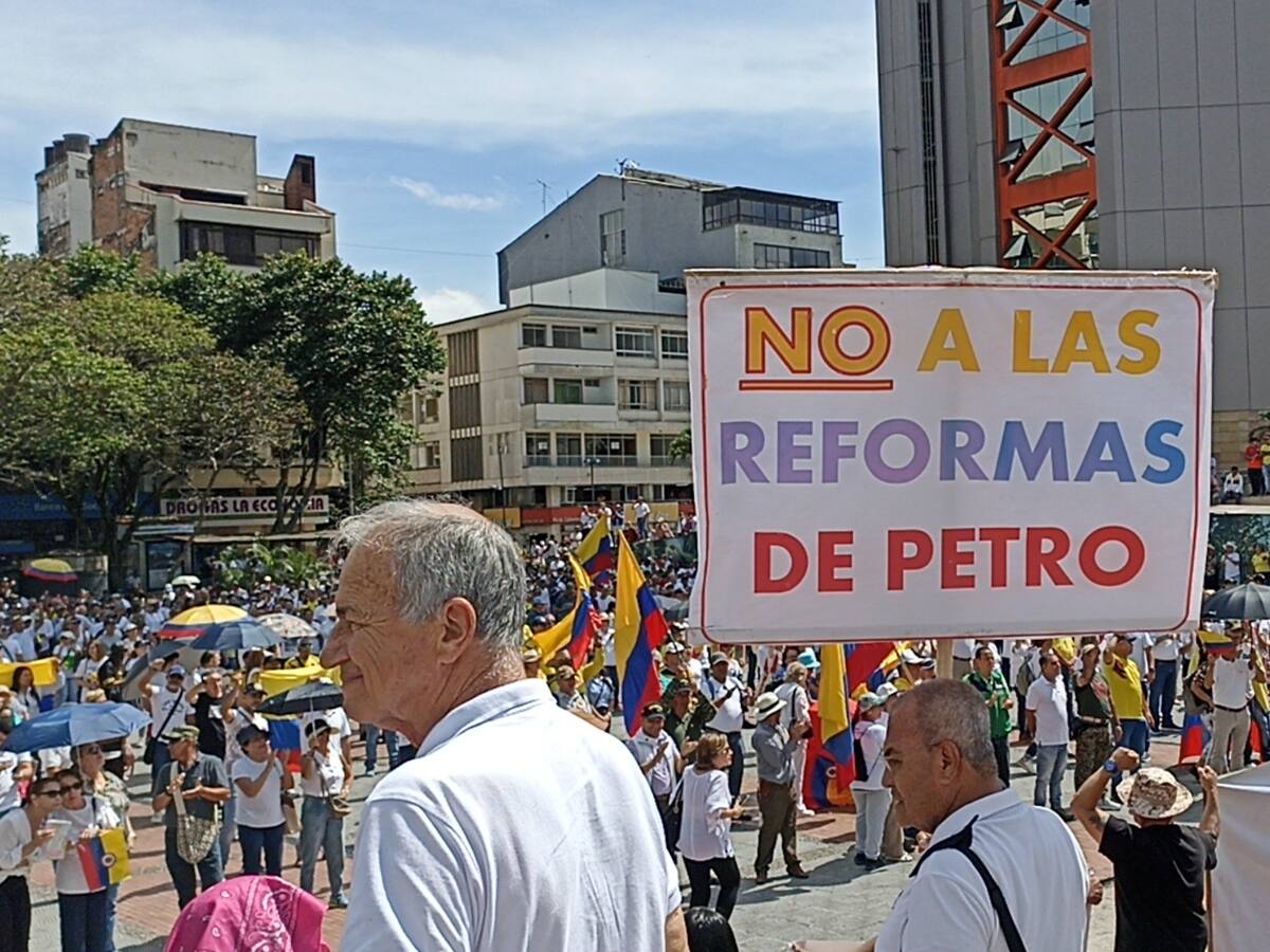 Así será la marcha contra las reformas del gobierno del Presidente Petro en Armenia
