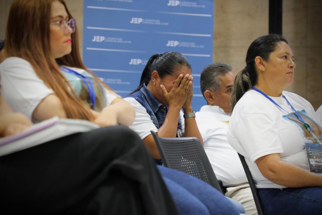 Familiares de las víctimas de falsos positivos en Yopal, Casanare. Cortesía sabel Valdés Arias, JEP