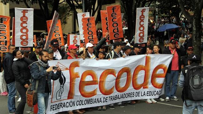 Mineducación pide a Fecode reconsiderar paro. Foto: Colprensa