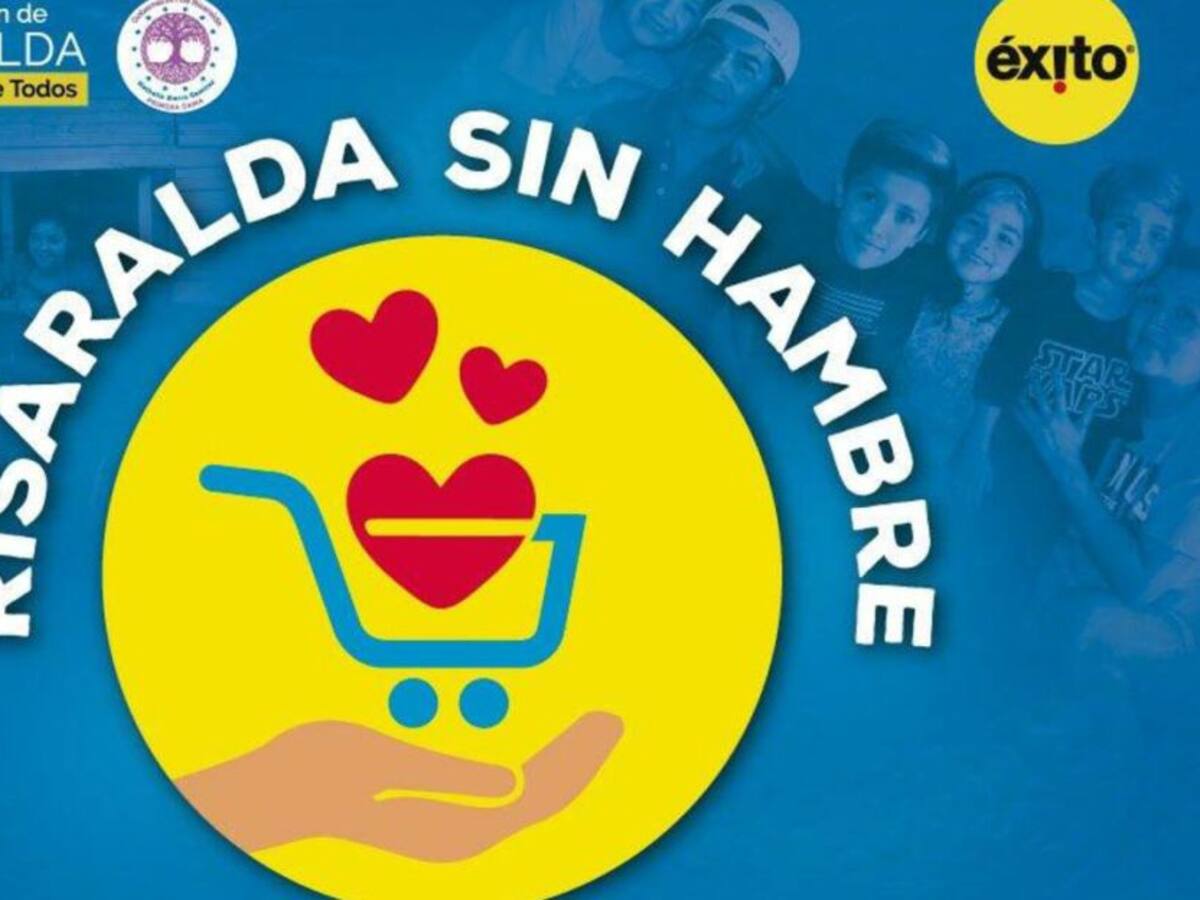 'Risaralda sin hambre', campaña de donación para recoger 30 mil mercados