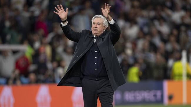 Carlo Ancelotti, técnico del Real Madrid