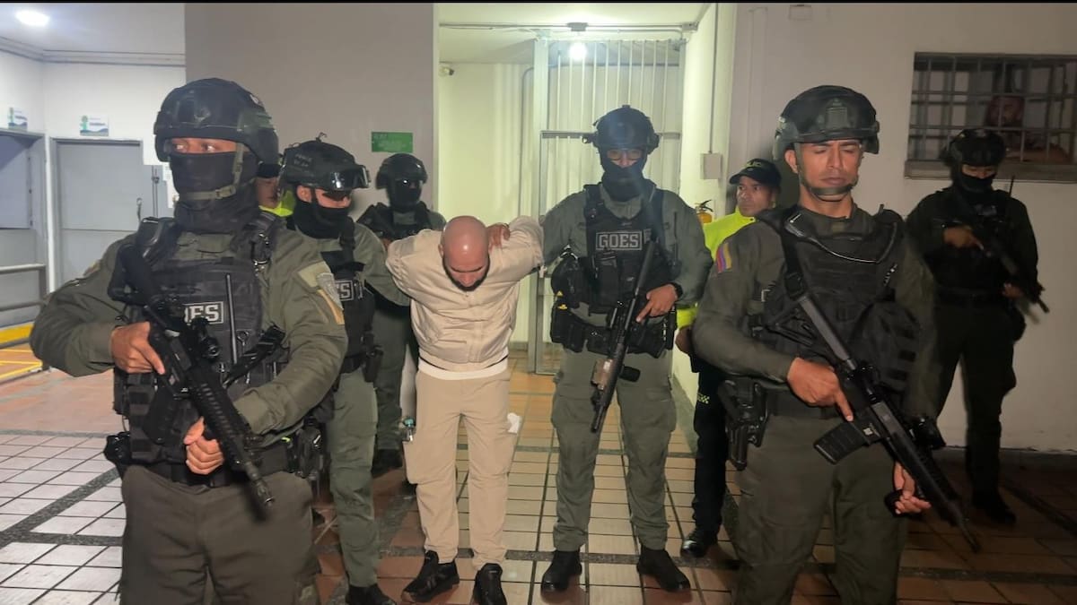 Trasladan a Bogotá a alias ‘Cakin’ mientras inicia su posible extradición a Estados Unidos