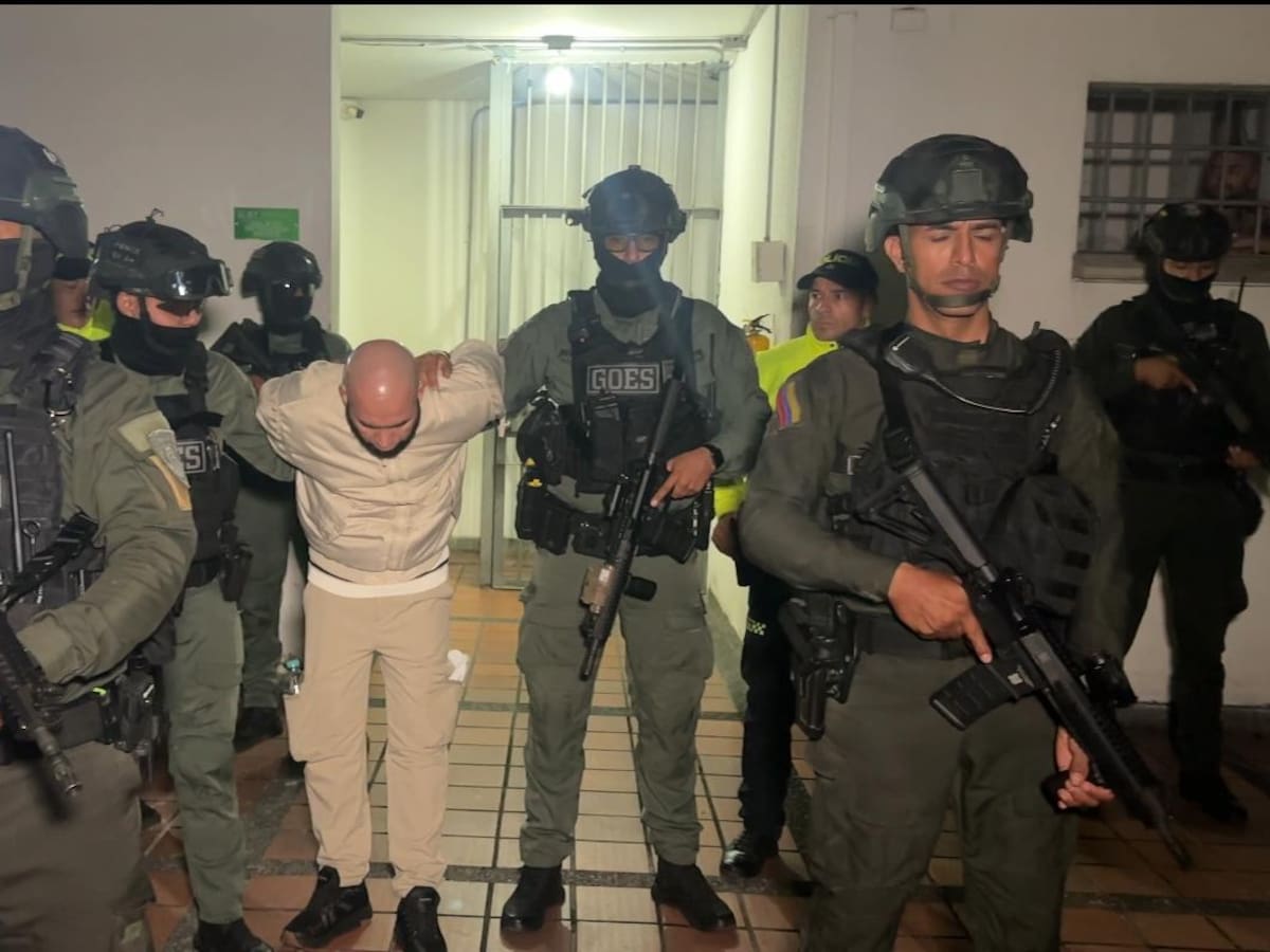 Trasladan a Bogotá a alias ‘Cakin’ mientras inicia su posible extradición a Estados Unidos