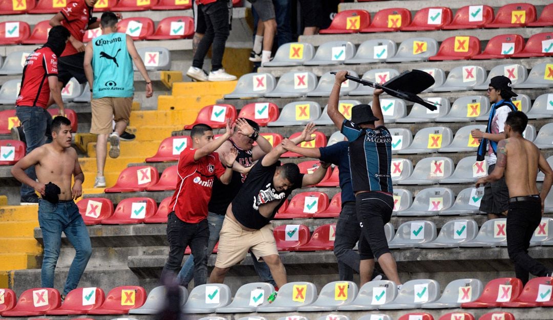 Hechos de violencia en Querétaro vs. Atlas de la Liga MX