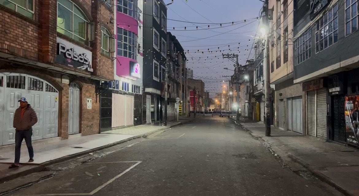 Explosión de la granada en el centro de Bogotá