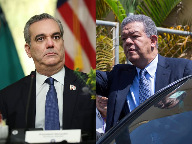 Los principales candidatos a la presidencia de República Dominicana: Luis Abinader (i) y Leonel Fernández (d).
(Foto:  Getty  / Caracol Radio )