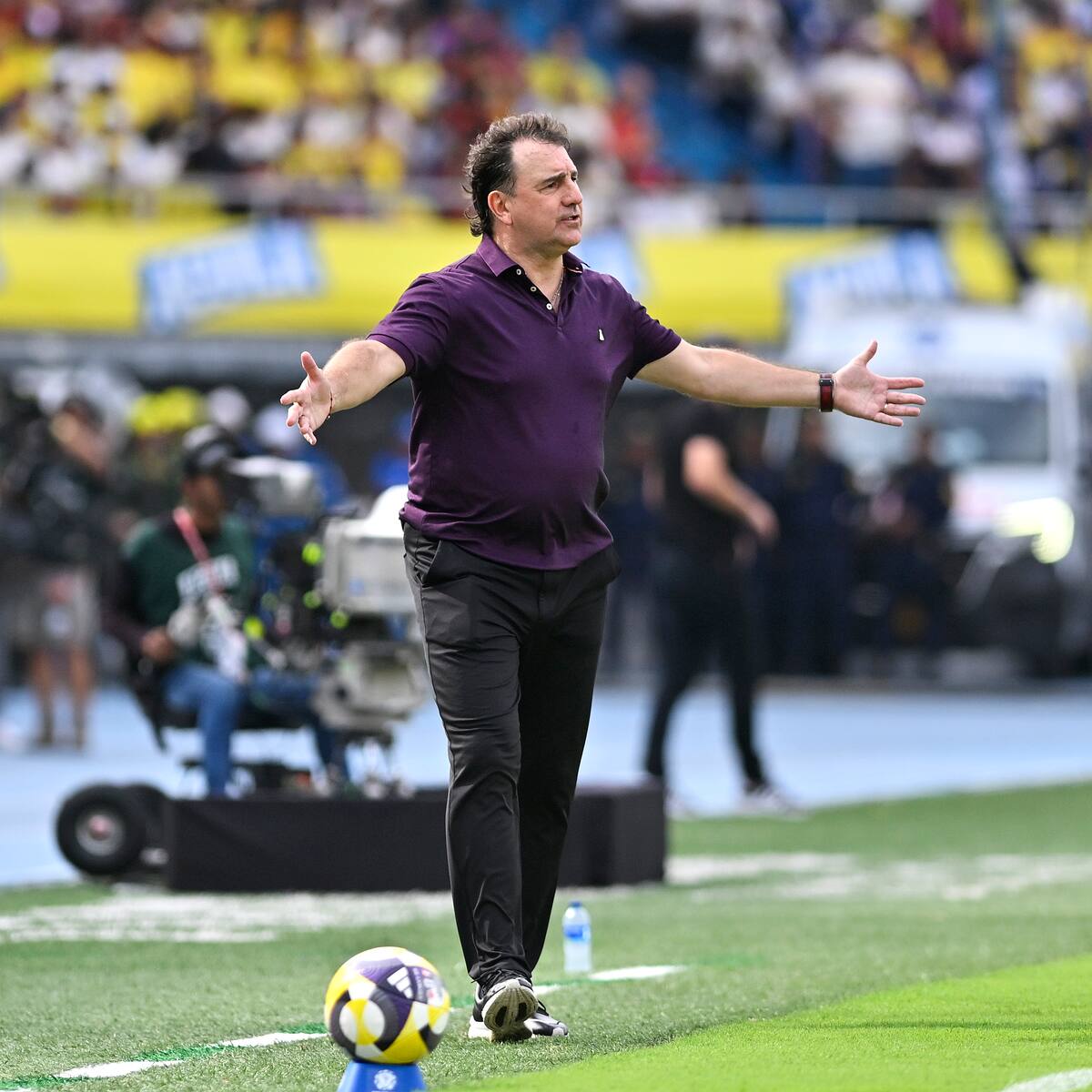 Néstor Lorenzo se refirió a una supuesta pelea con Jhon Jader Durán al final del partido ante Perú