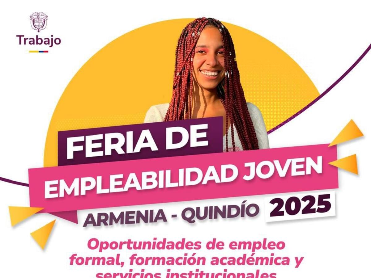 ¡Trabajo sí hay! 950 Vacantes en la feria de empleabilidad joven en la plaza de Bolívar de Armenia