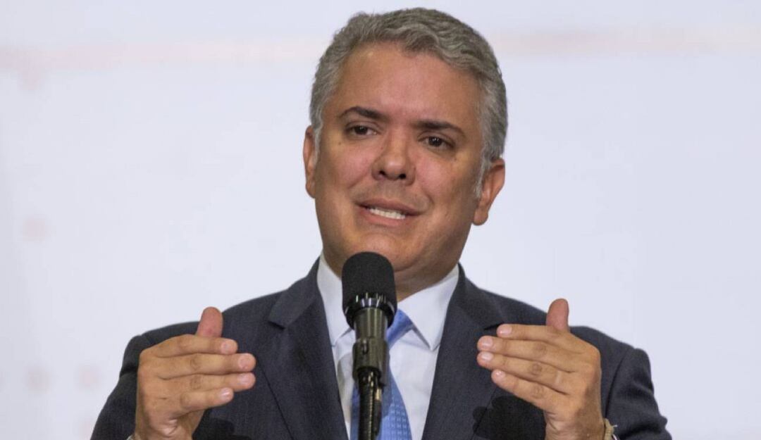 El presidente Iván Duque en una conferencia hemisférica sobre la lucha contra el terrorismo
