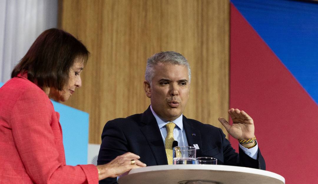 El presidente Iván Duque en la Cumbre de las Américas. Foto: Getty