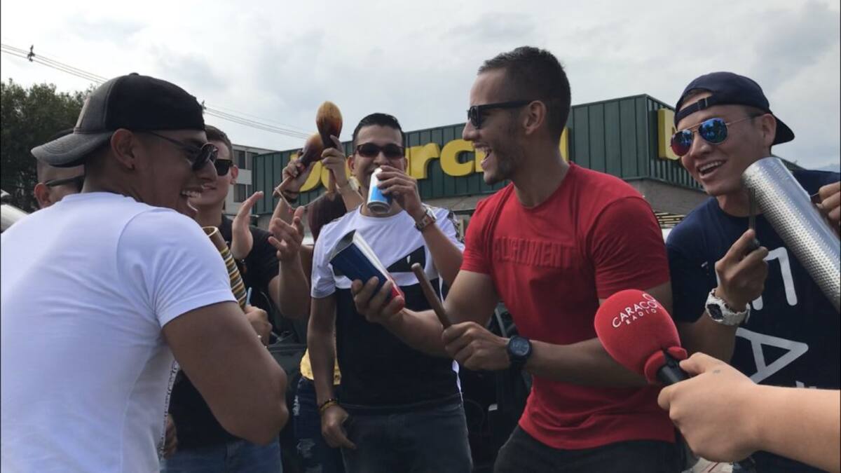 La rumba empezó antes del desfile