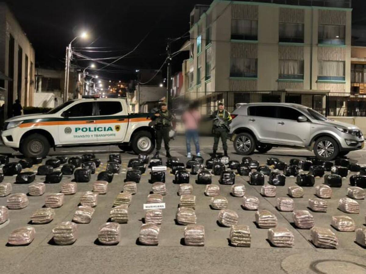 Sorprenden cargamento de media tonelada de droga en una camioneta en Nariño