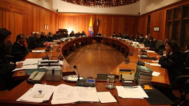 Sala Penal de la Corte Suprema de Justicia. Foto: Colprensa / Archivo