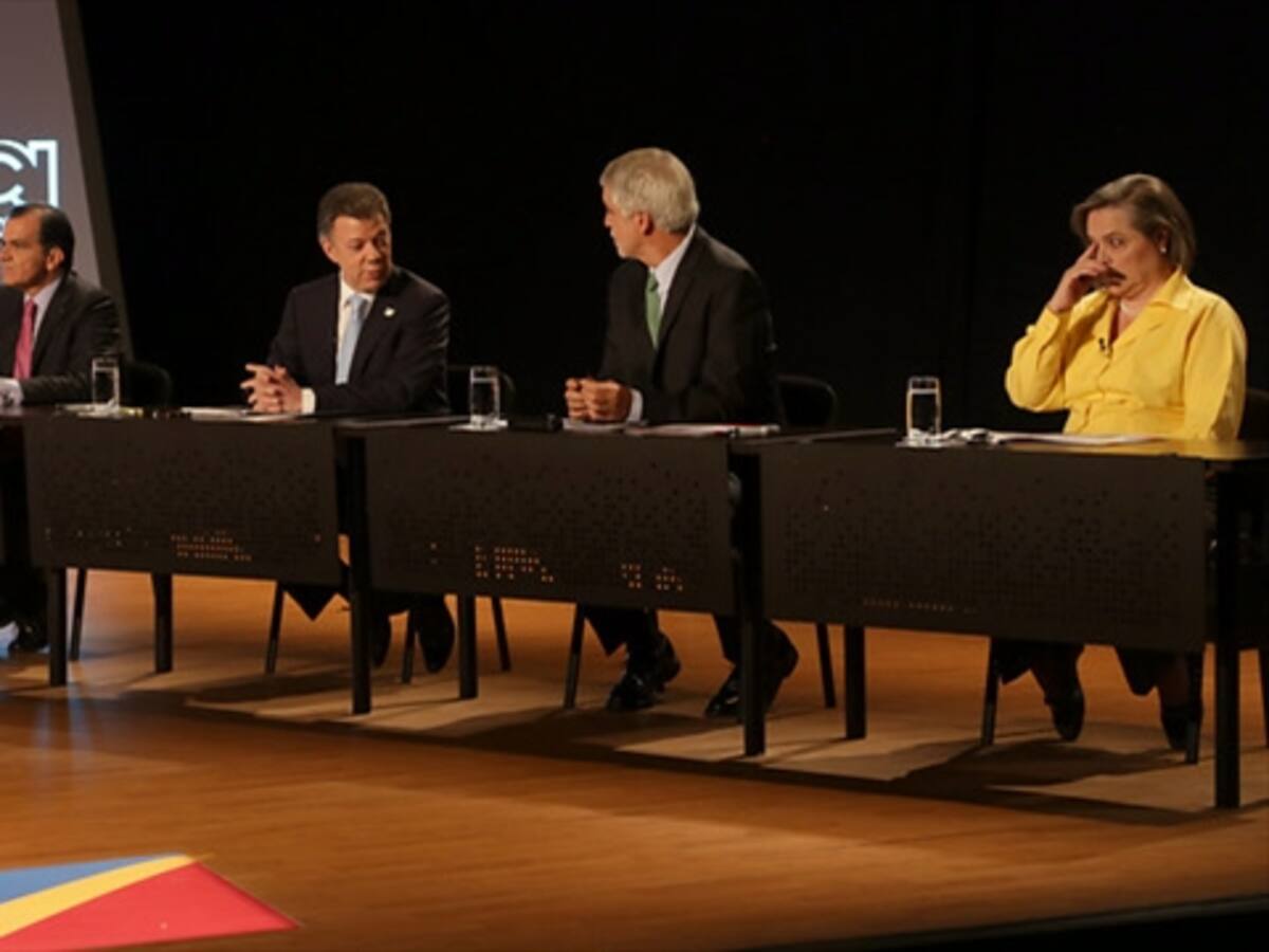 Así se oyó el debate electoral de 2014