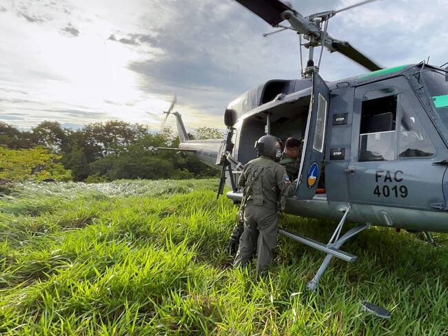 Rescatan a tres soldados atrapados en zona selvática del sur de Bolívar