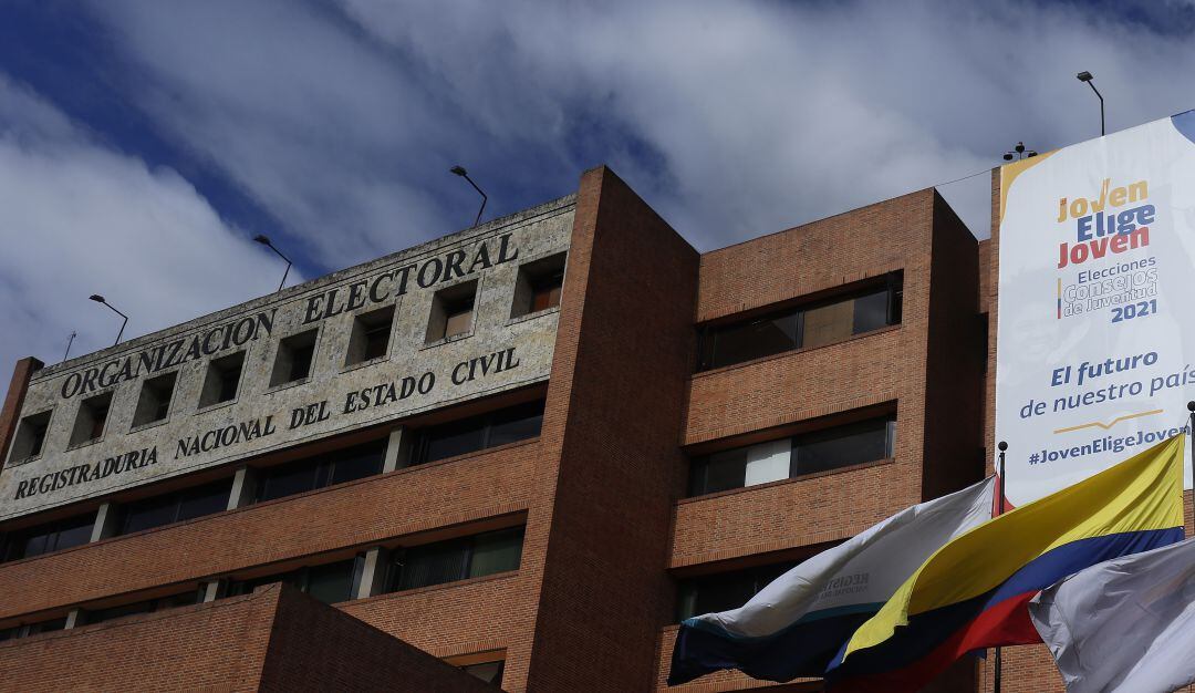Cierre de votaciones de los consejos locales y municipales de juventud. En la foto: Registraduría Nacional del Estado Civil