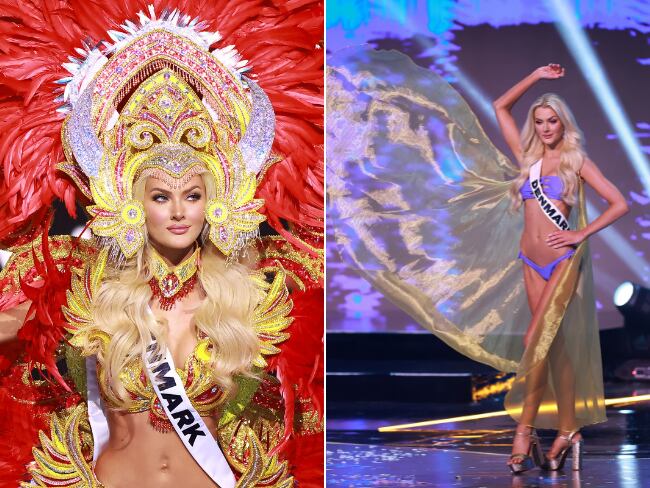La representante de Dinamarca, Victoria Kjaer, es la Miss Universe 2024 (Photo by Hector Vivas/Getty Images).