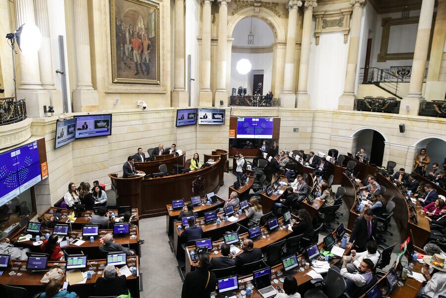 Imagen de referencia del Congreso de la República. Foto: Colprensa.