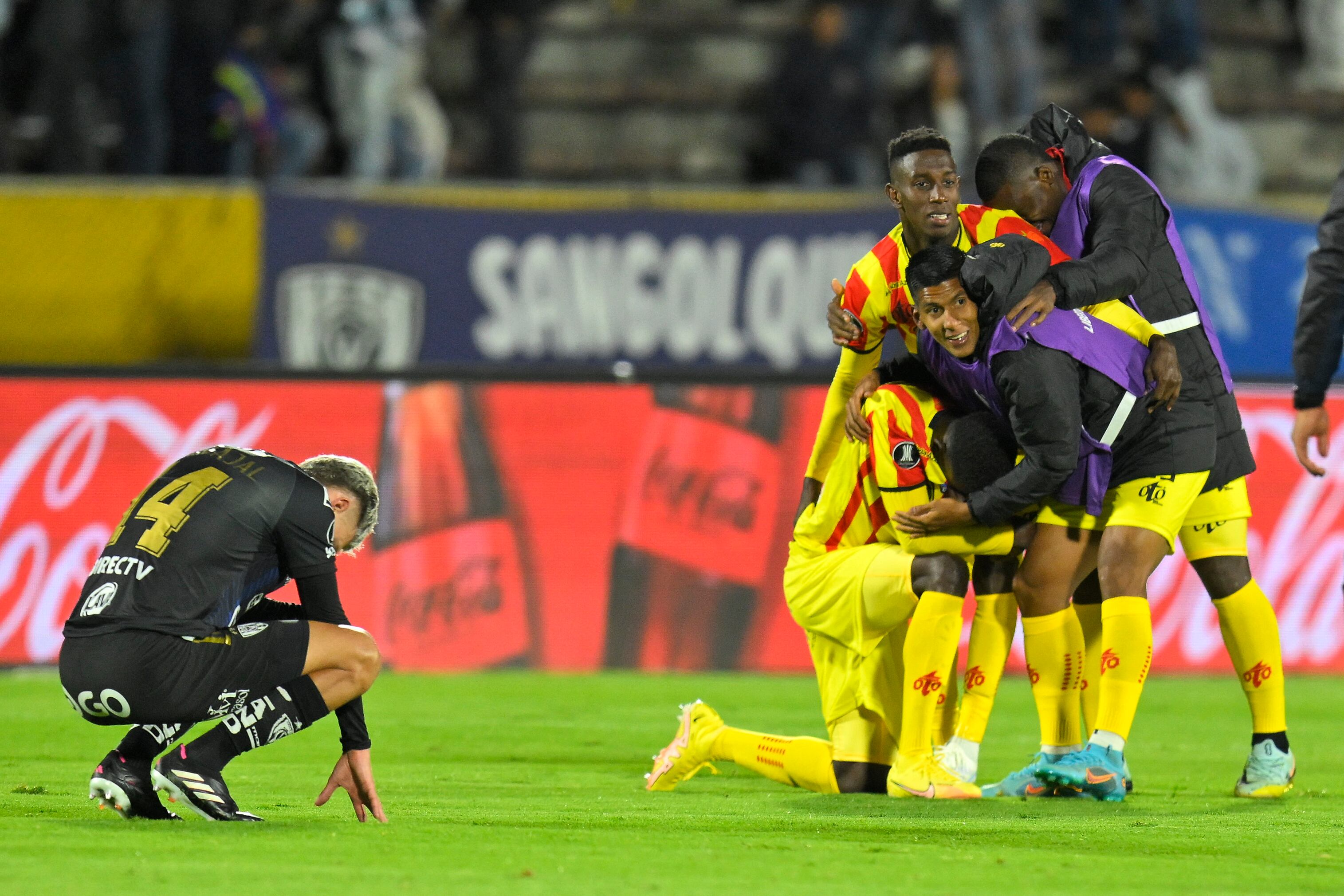 Deportivo Pereira se clasificó a cuartos de final de la Copa Libertadores. (Photo by Rodrigo BUENDIA / AFP) (Photo by RODRIGO BUENDIA/AFP via Getty Images)