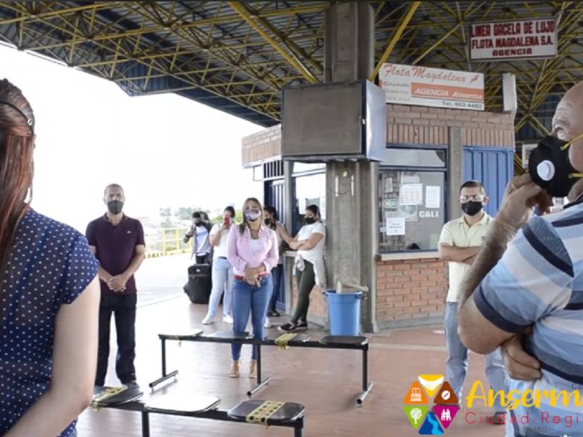 Ultiman detalles para reapertura de la Terminal de Transporte de Anserma