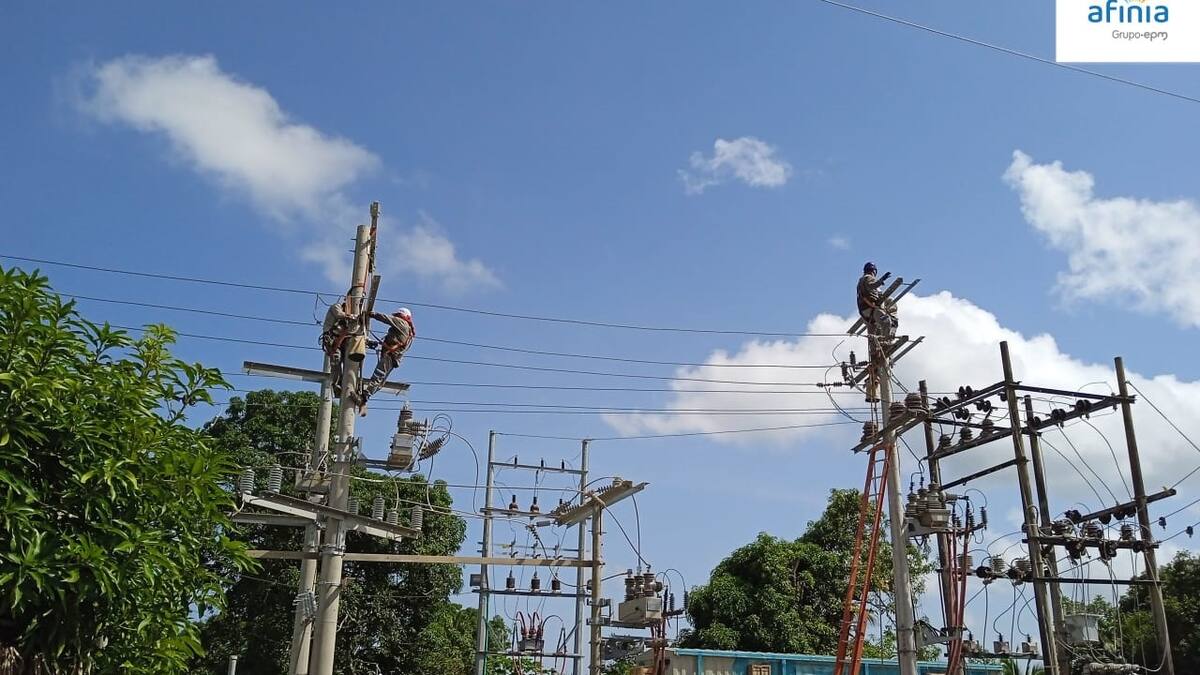 Cortes de energía por trabajos de Afinia hasta el 18 de febrero en Bolívar