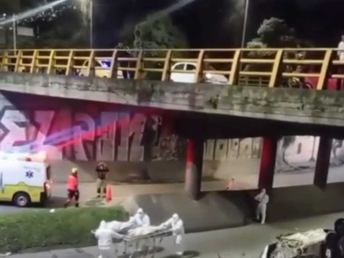 Siniestro vial en el deprimido de Villanueva dejó dos muertes y tres heridos