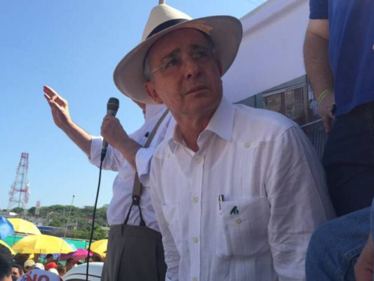 Uribe asegura que el No está en aumento