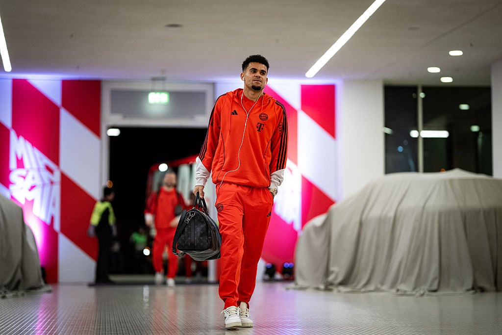 Luís Díaz volvió a marcar con el Bayern, así fue como el colombiano vivio los cuartos de final de la copa de Alemania / (Photo by S. Mellar/FC Bayern via Getty Images)