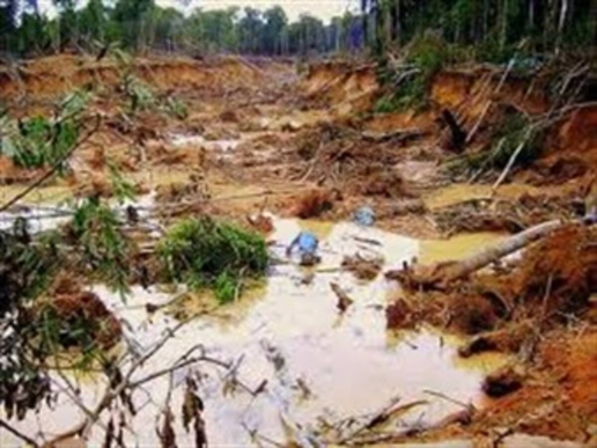 Minería ilegal está generando enormes pasivos ambientales