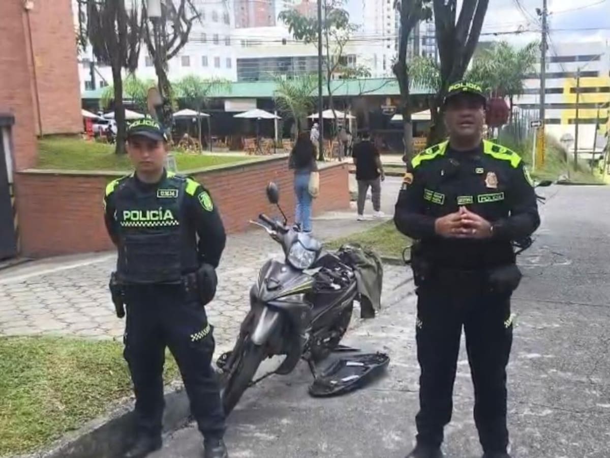 Frustraron intento de robo en Pinares en Pereira; delincuentes huyeron y dejaron una moto abandonada