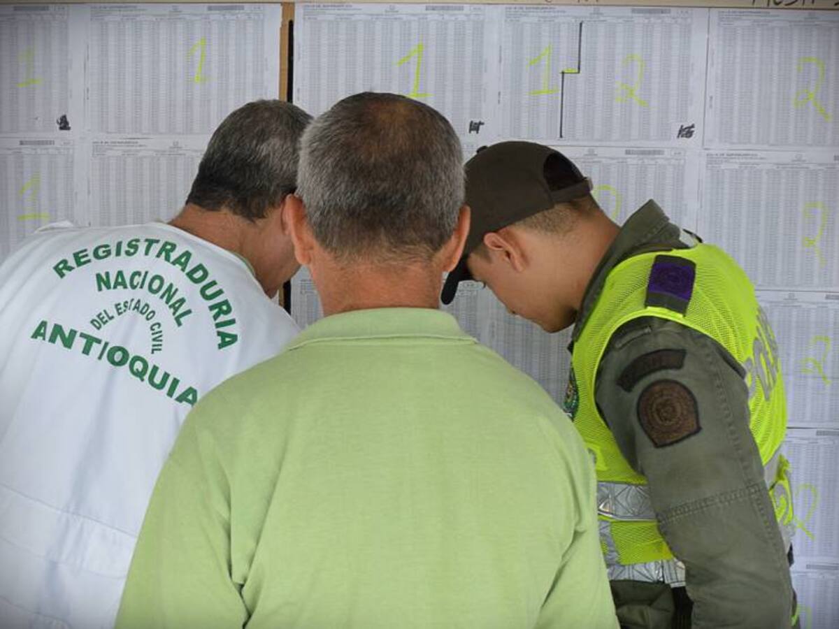Más de 100 registradores municipales han sido trasladados en Antioquia