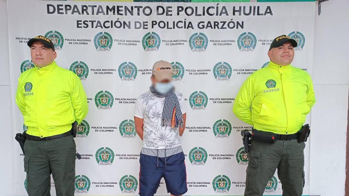 En el Pital-Huila fue capturado un hombre por agredir a toda su familia