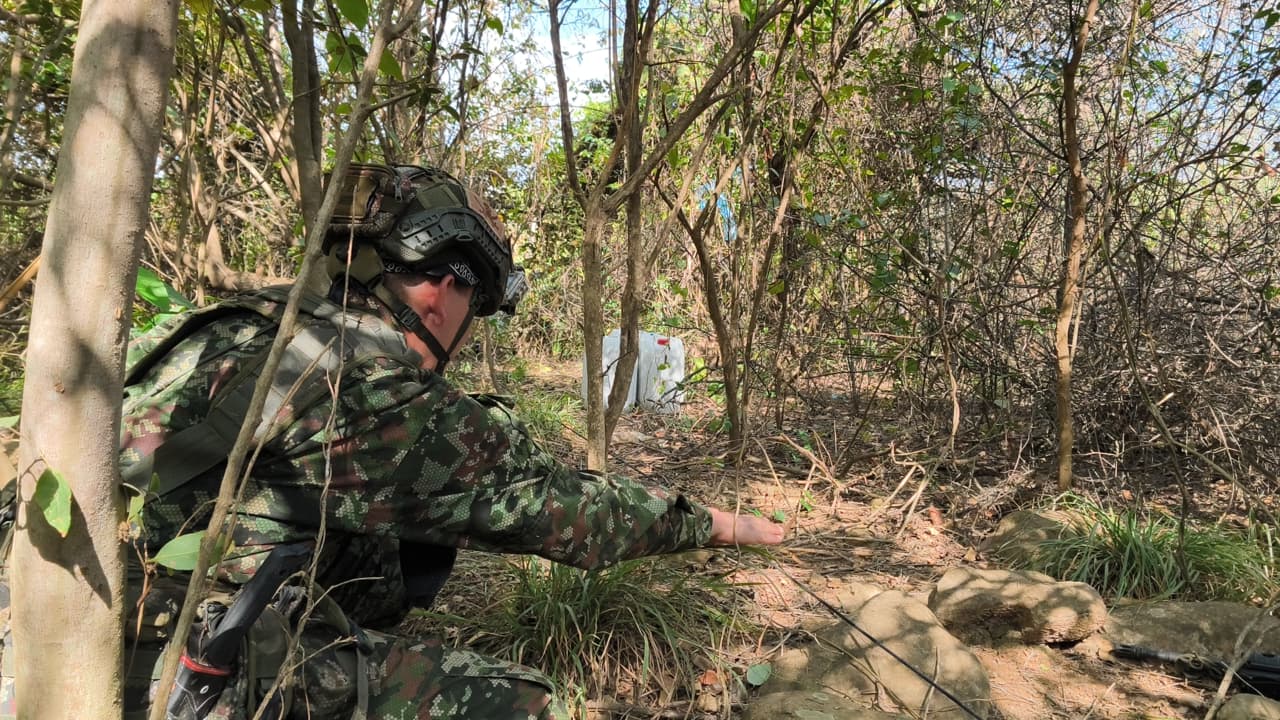 Autoridades neutralizan acción terrorista en la zona rural de Cúcuta / Foto Ejercol