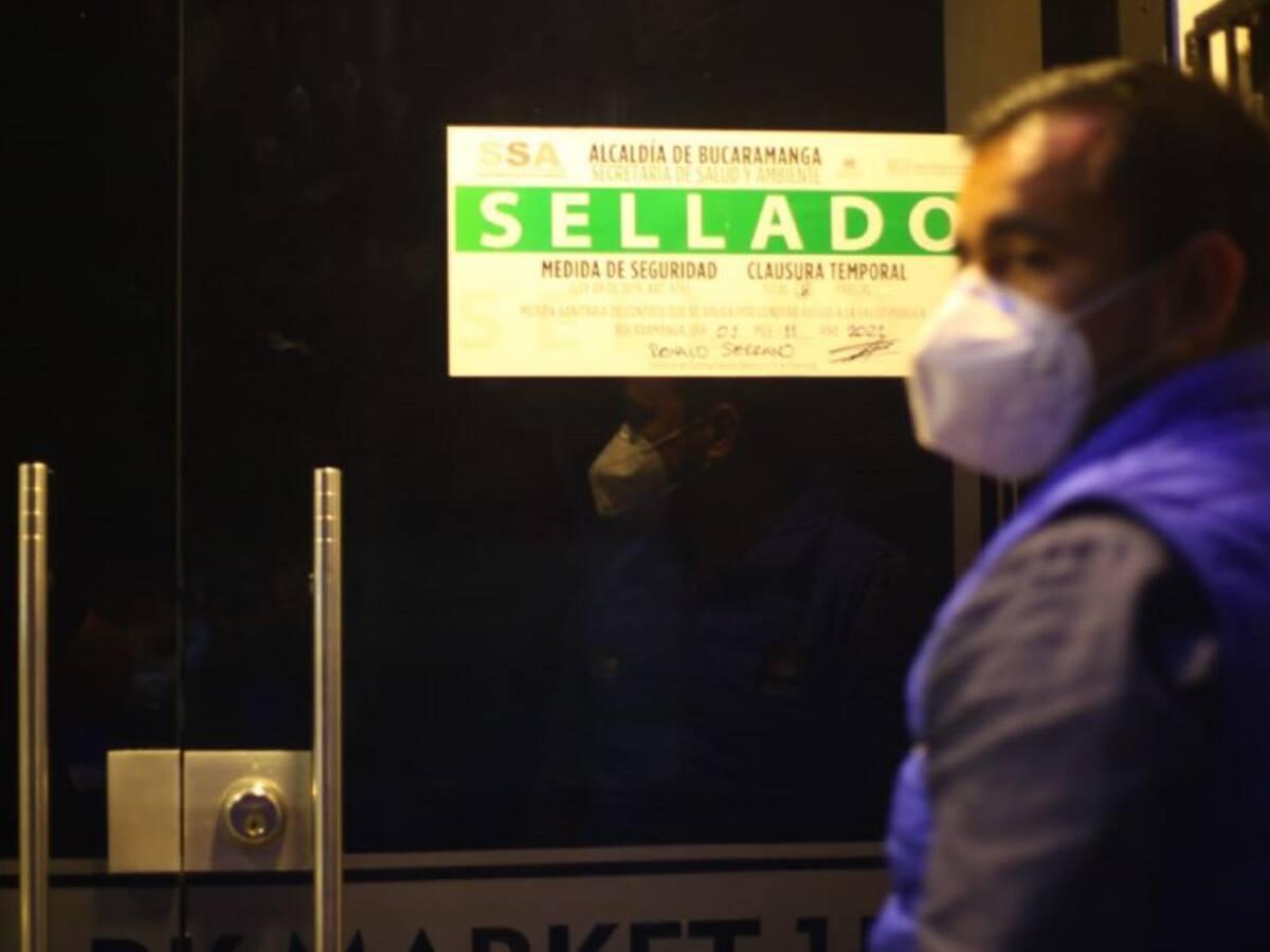 Nueve establecimientos fueron sellados