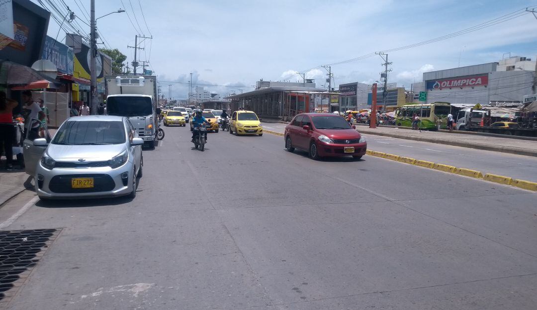 Una de las protagonistas resultó herida y tuvo que ser llevada a un centro asistencial