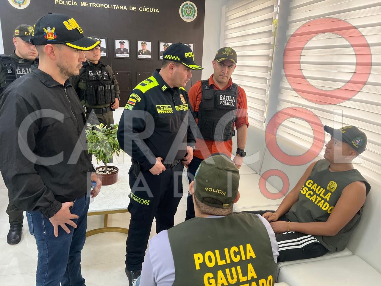 Comerciantes de divisas digitales rescatados en Villa del Rosario / Foto: Cortesía